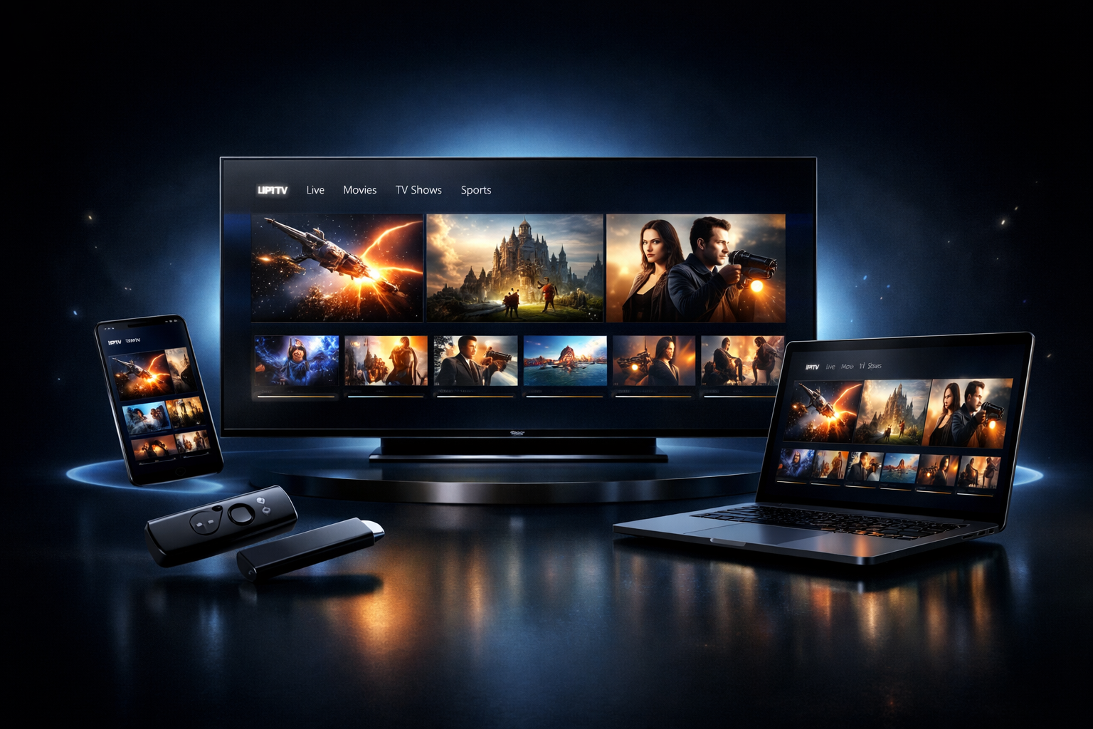 IPTV kijken op Smart TV, smartphone, tablet en laptop