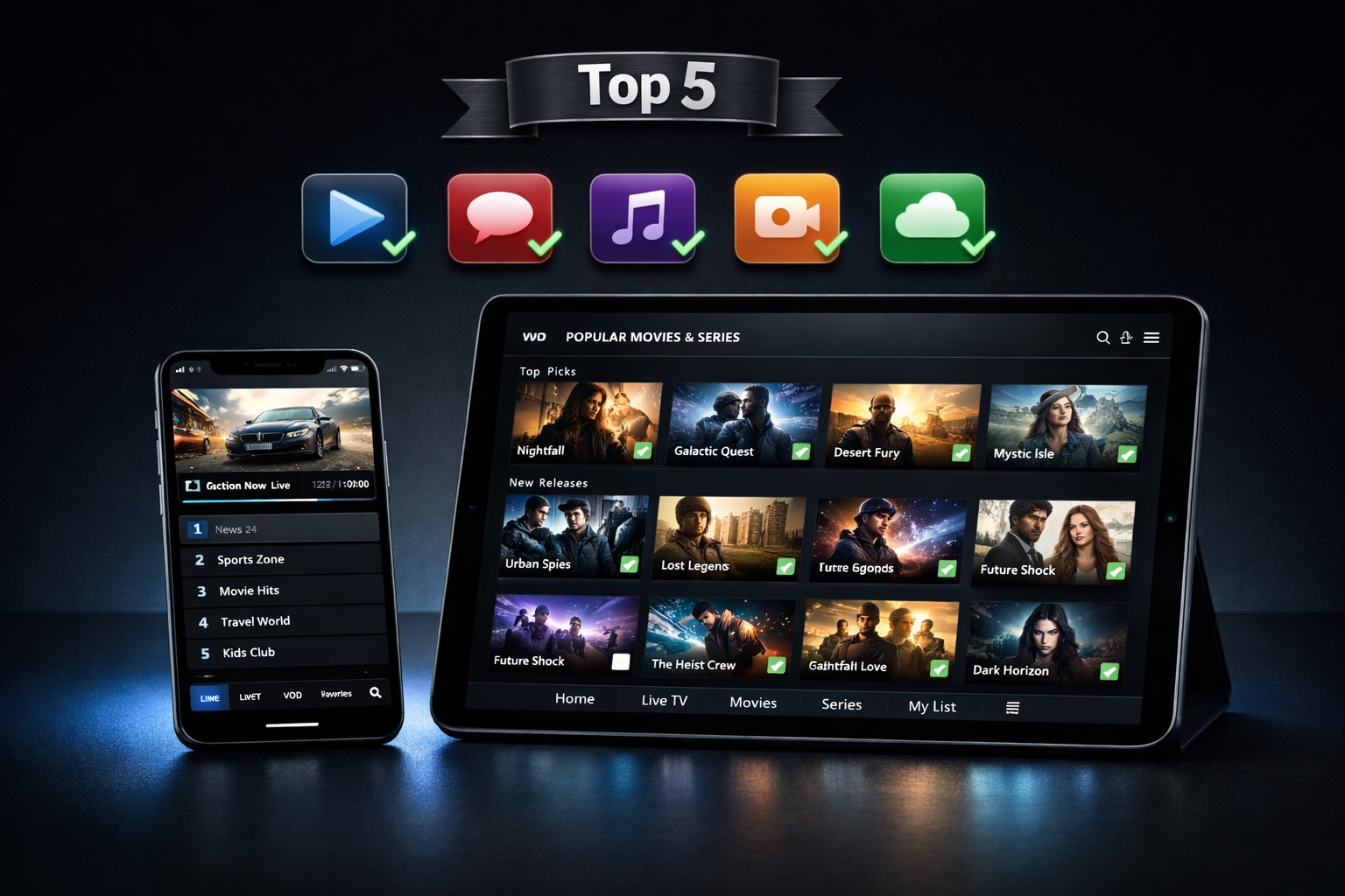 iptv nederland app op smartphone en tablet android installatie