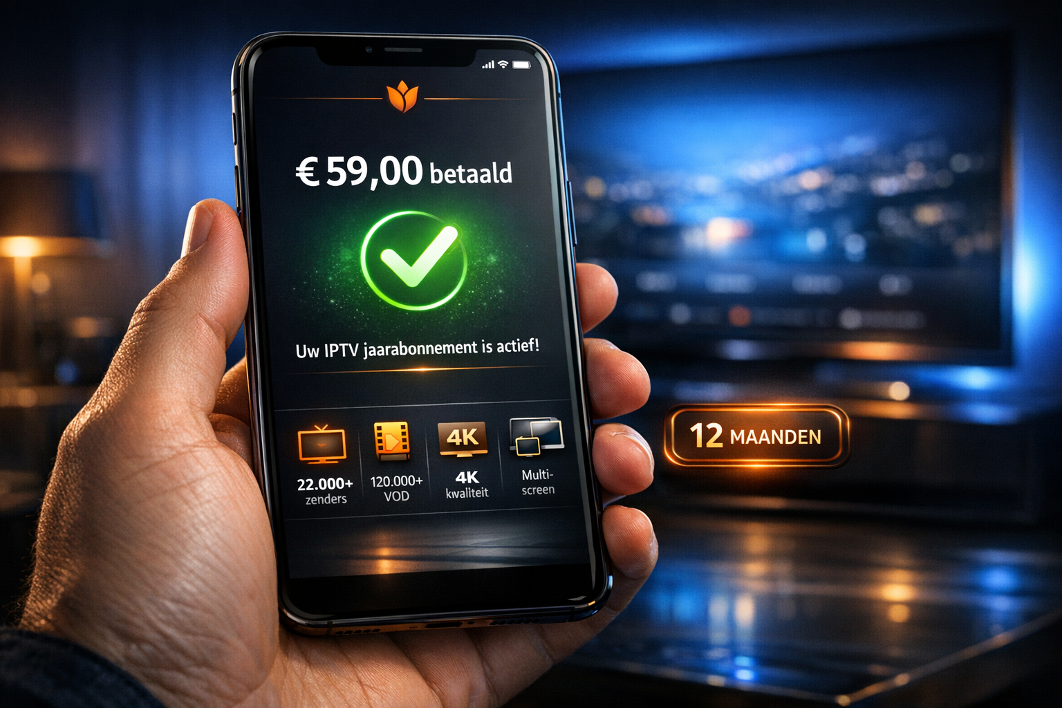 iptv kopen nederland kosten betalen via ideal